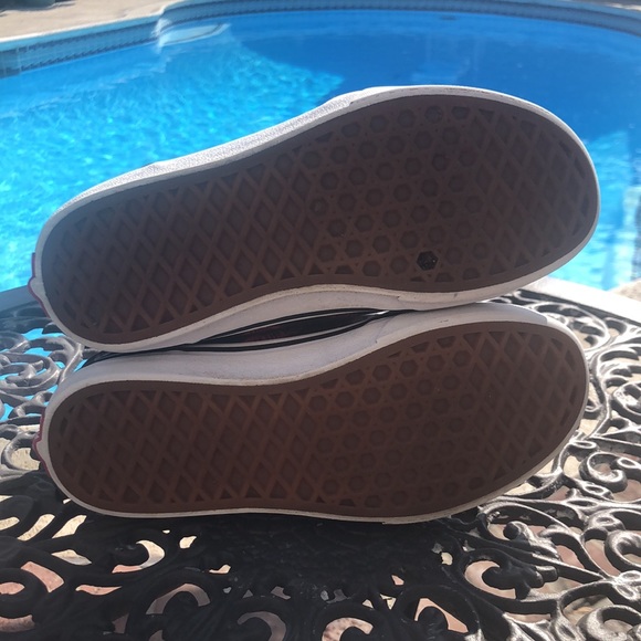 Vans- unisex US size 3 EUR 34 high tops black and red - Picture 8 of 8